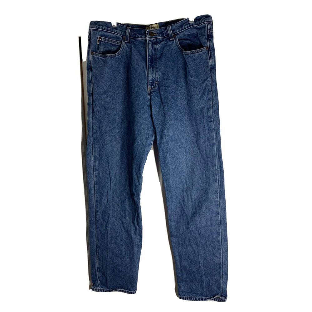 LL Bean Fully Lined Classic Fit Jeans 38x34
